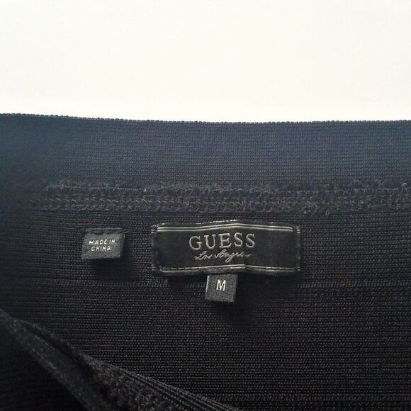 Guess Los Angeles Black Bandage Mini Skirt - Picture 6 of 7